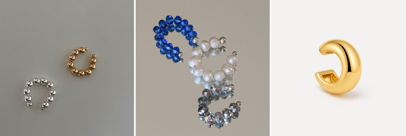 Три кафи SO jewelry: гематит, кристали й позолота
