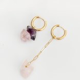 Сережки Raw gems
