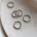 Каблучка Silver rice hematite
