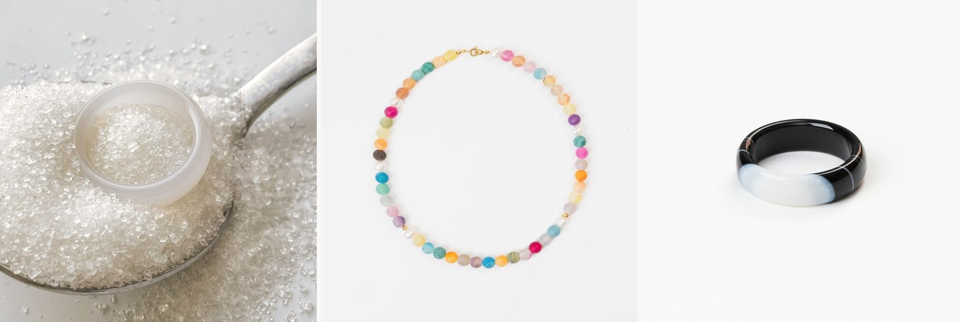 Прикраси з каменем агату SO jewelry